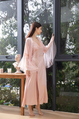 Flourish Gown Set 3905 - Pudra