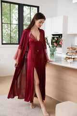 Flourish Gown Set 3905 - Maroon