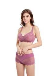 Channel Non Padded Bra Set