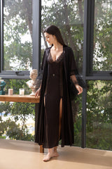 Flourish Gown Set 3905 - Black