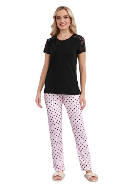 Soft Cotton Chic Basic 2 Pcs PJ Set - Flourish Nightwear & Undergarments