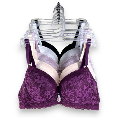 Flourish - Floral Lace Wired Push-Up Bra (B-Cup) - Flourish Nightwear & Undergarments